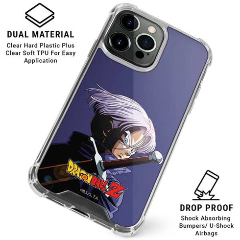 Dragon Ball Z Trunks Portrait iPhone 15 Pro Clear Case
